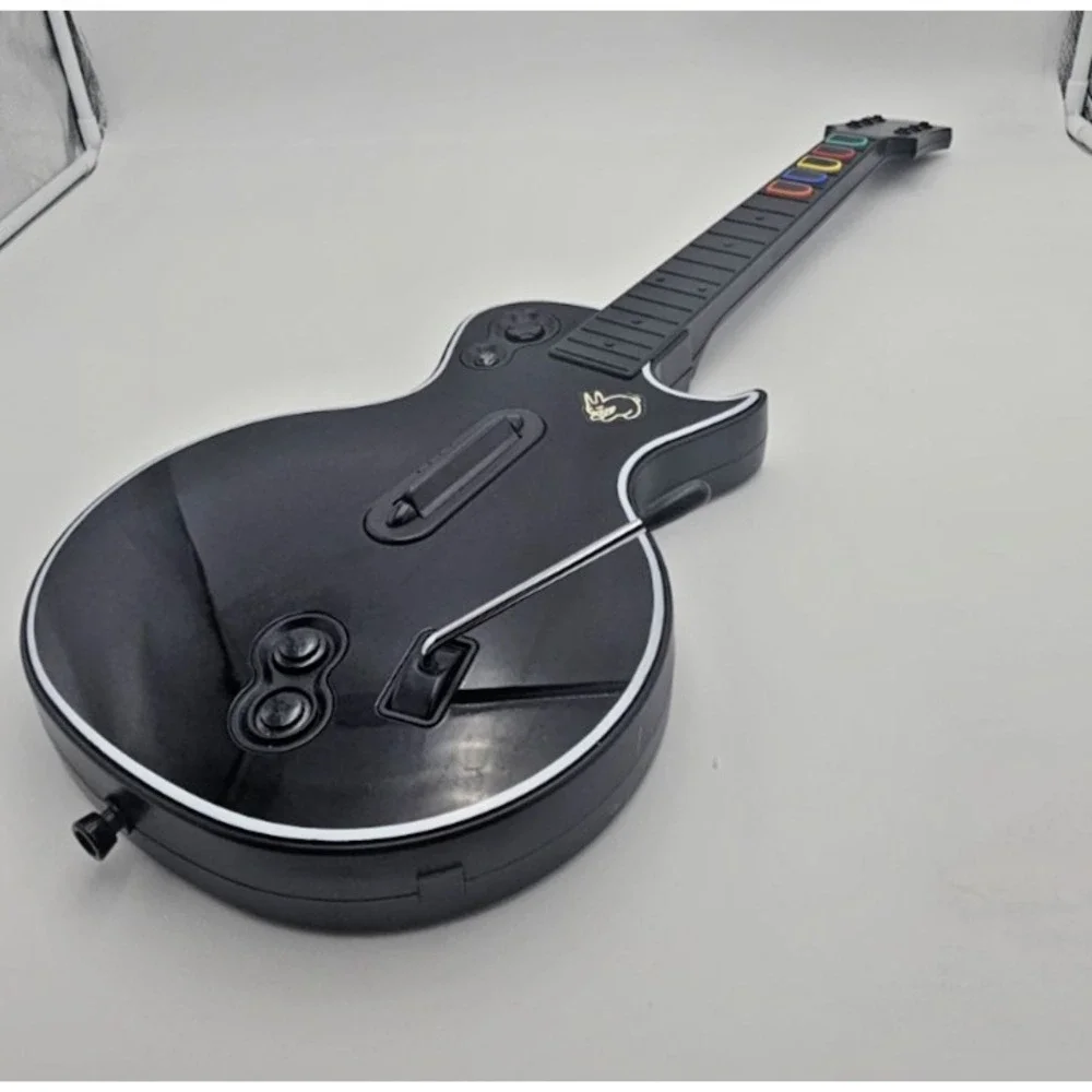 Guitar Hero Les Paul Wireless Controller PS3 Sony PlayStation 3 Black No Bat Cvr